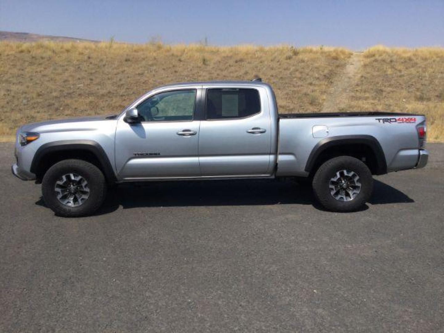2023 Celestial Silver Metallic /Black/Gun Metal Toyota Tacoma TRD Off Road (3TMDZ5BN2PM) with an 3.5L V-6 port/direct injection engine, 6-SPEED AUTOMATIC transmission, located at 1801 Main Street, Lewiston, 83501, (208) 743-9371, 46.417065, -117.004799 - Photo#2