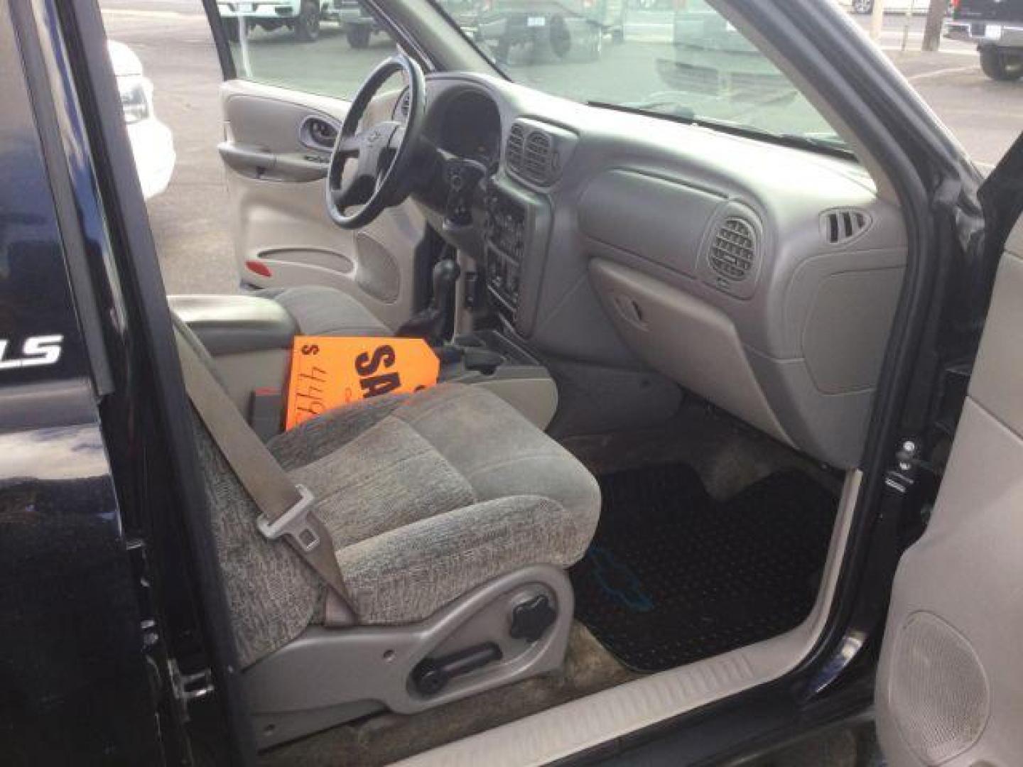 2003 Black /Medium Pewter Chevrolet TrailBlazer LS (1GNDT13S132) with an Vortec 4.2L I-6 DOHC engine, 4 speed Automatic transmission, located at 1801 Main Street, Lewiston, 83501, (208) 743-9371, 46.417065, -117.004799 - Photo#15