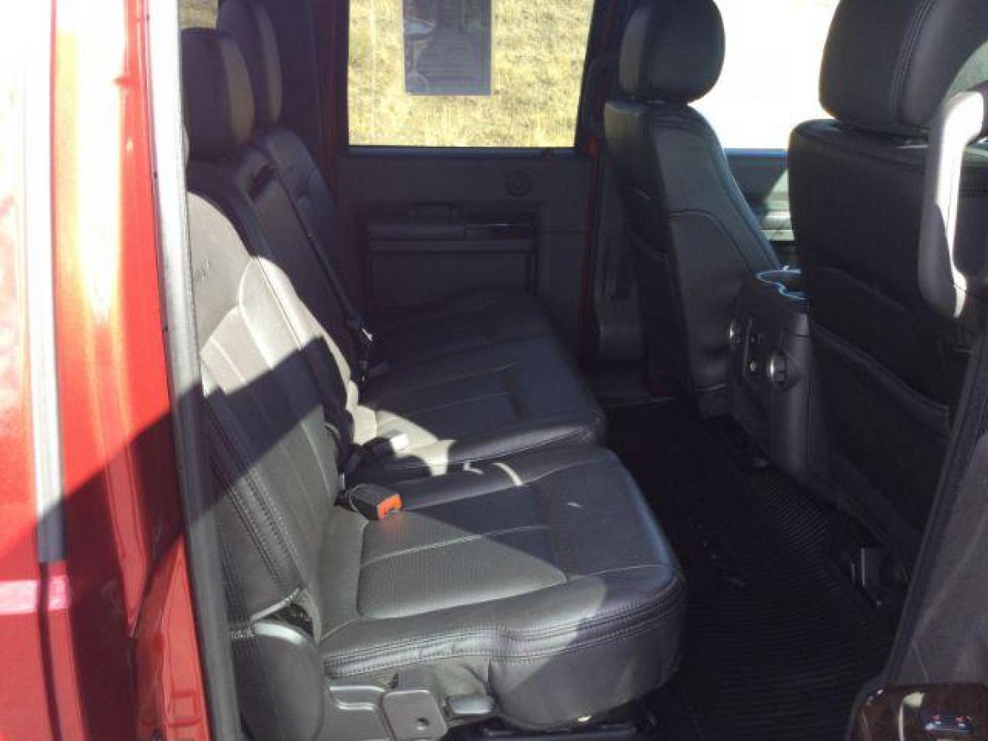 2015 Ruby Red Metallic Tinted Clearcoat /BLACK LEATHER Ford F-350 Lariat Crew Cab 4WD (1FT8W3BT5FE) with an Powerstroke 6.7L V-8 diesel direct injection engine, 6-Speed Automatic transmission, located at 1801 Main Street, Lewiston, 83501, (208) 743-9371, 46.417065, -117.004799 - Photo#6