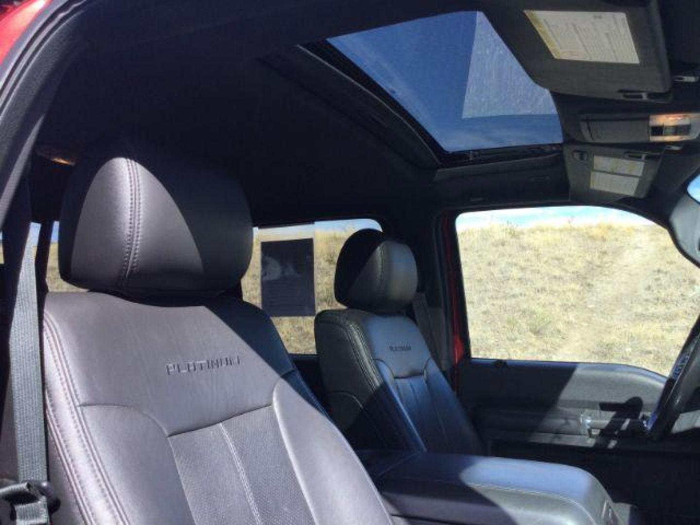2015 Ruby Red Metallic Tinted Clearcoat /BLACK LEATHER Ford F-350 Lariat Crew Cab 4WD (1FT8W3BT5FE) with an Powerstroke 6.7L V-8 diesel direct injection engine, 6-Speed Automatic transmission, located at 1801 Main Street, Lewiston, 83501, (208) 743-9371, 46.417065, -117.004799 - Photo#8