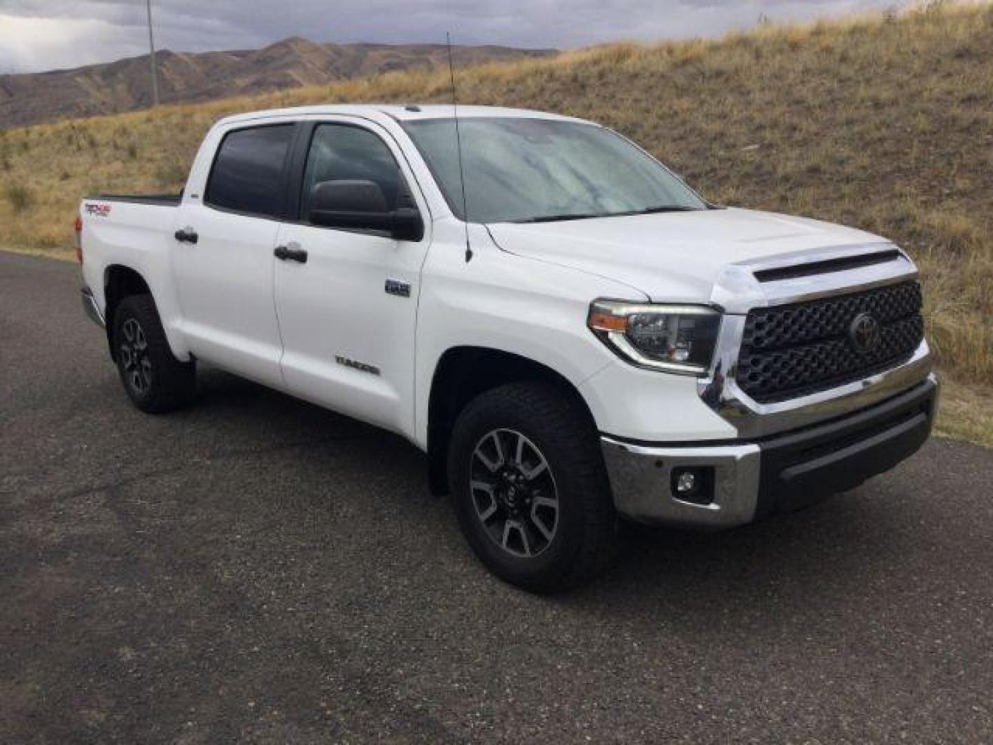 2018 Super White /Graphite Toyota Tundra SR5 5.7L V8 (5TFDY5F15JX) with an I-FORCE 5.7L V-8 DOHC engine, 6-Speed Automatic transmission, located at 1801 Main Street, Lewiston, 83501, (208) 743-9371, 46.417065, -117.004799 - Photo#10