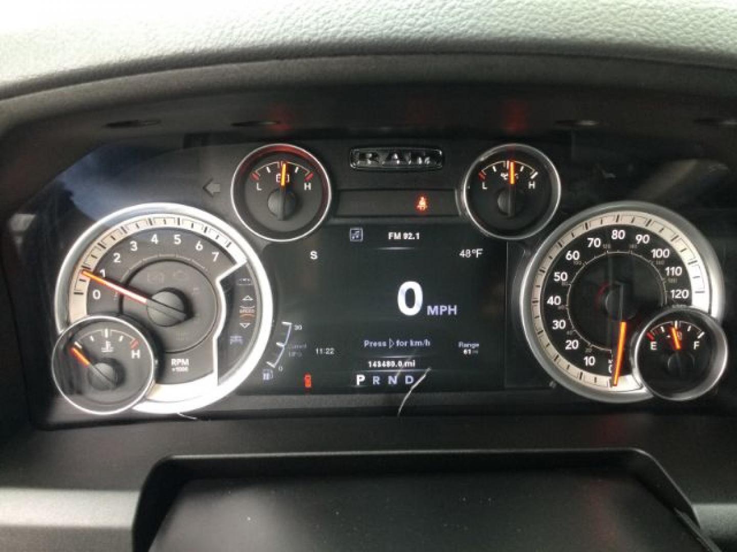 2014 True Blue Pearlcoat /Diesel Gray/Black Ram 2500 Crew Cab 4x4 SLT (3C6UR5DJ7EG) with an HEMI 6.4L V-8 VVT variable valve control engine, 6-Speed Automatic transmission, located at 1801 Main Street, Lewiston, 83501, (208) 743-9371, 46.417065, -117.004799- Photo#16