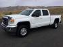 2018 Summit White /Dark Ash/Jet Black GMC 2500 Crew Cab 4x4 SLE (1GT12SEG5JF) with an Vortec 6L V-8 variable valve control engine, 6-Speed Automatic transmission, located at 1801 Main Street, Lewiston, 83501, (208) 743-9371, 46.417065, -117.004799 - Photo#0