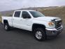 2018 Summit White /Dark Ash/Jet Black GMC 2500 Crew Cab 4x4 SLE (1GT12SEG5JF) with an Vortec 6L V-8 variable valve control engine, 6-Speed Automatic transmission, located at 1801 Main Street, Lewiston, 83501, (208) 743-9371, 46.417065, -117.004799 - Photo#1