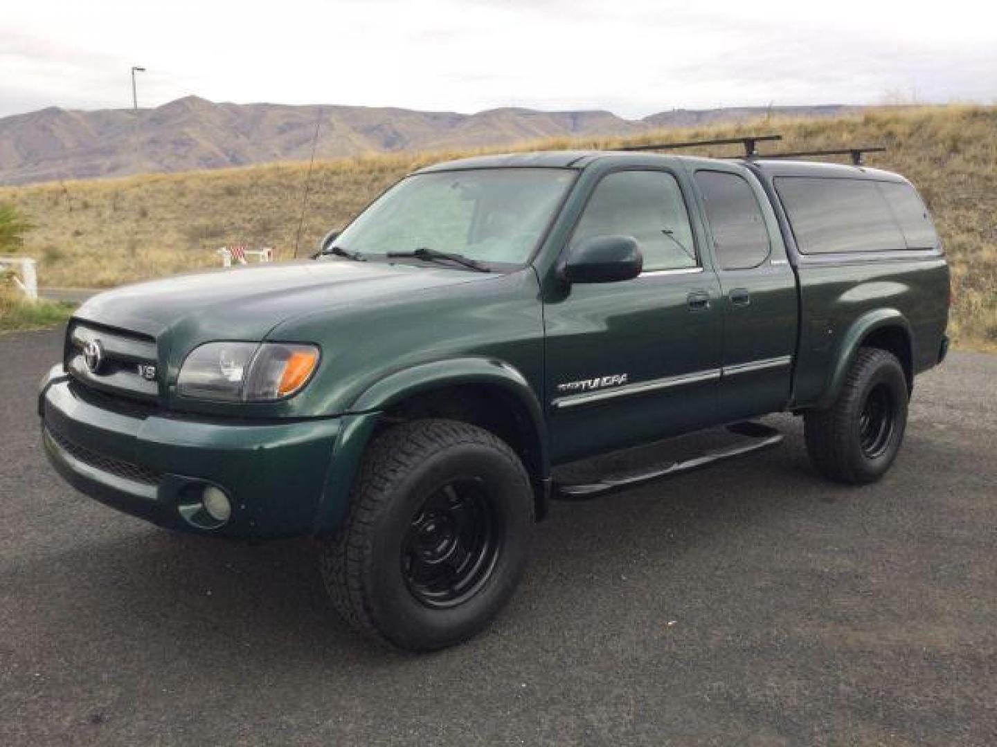 2003 Imperial Jade Mica /Oak Leather Toyota Tundra Limited V8 (5TBBT48163S) with an I-FORCE 4.7L V-8 DOHC engine, 4 speed automatic transmission, located at 1801 Main Street, Lewiston, 83501, (208) 743-9371, 46.417065, -117.004799 - Photo#0