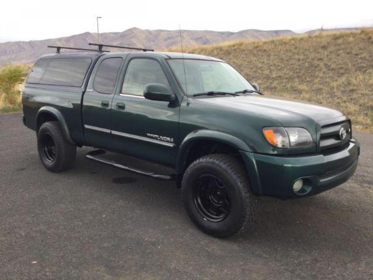 2003 Imperial Jade Mica /Oak Leather Toyota Tundra Limited V8 (5TBBT48163S) with an I-FORCE 4.7L V-8 DOHC engine, 4 speed automatic transmission, located at 1801 Main Street, Lewiston, 83501, (208) 743-9371, 46.417065, -117.004799 - Photo#1