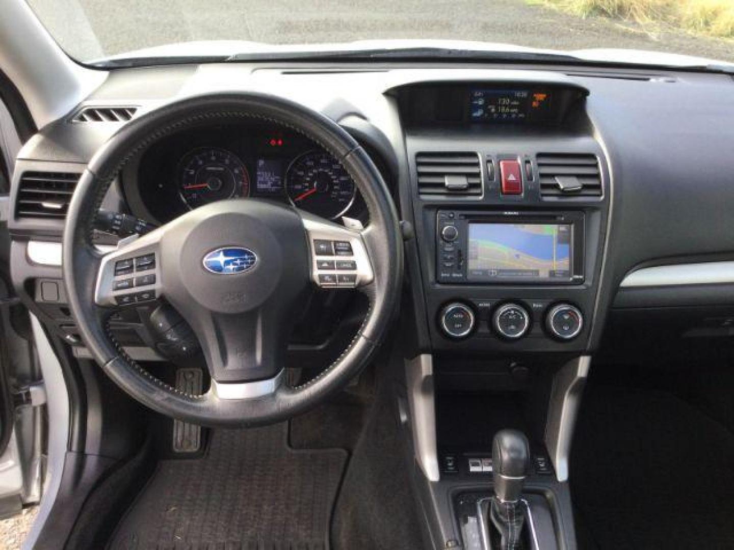 2015 Ice Silver Metallic /BLACK LEATHER Subaru Forester 2.0XT Touring (JF2SJGWC6FH) with an 2L H-4 gasoline direct injection engine, CVT Automatic transmission, located at 1801 Main Street, Lewiston, 83501, (208) 743-9371, 46.417065, -117.004799 - Photo#5