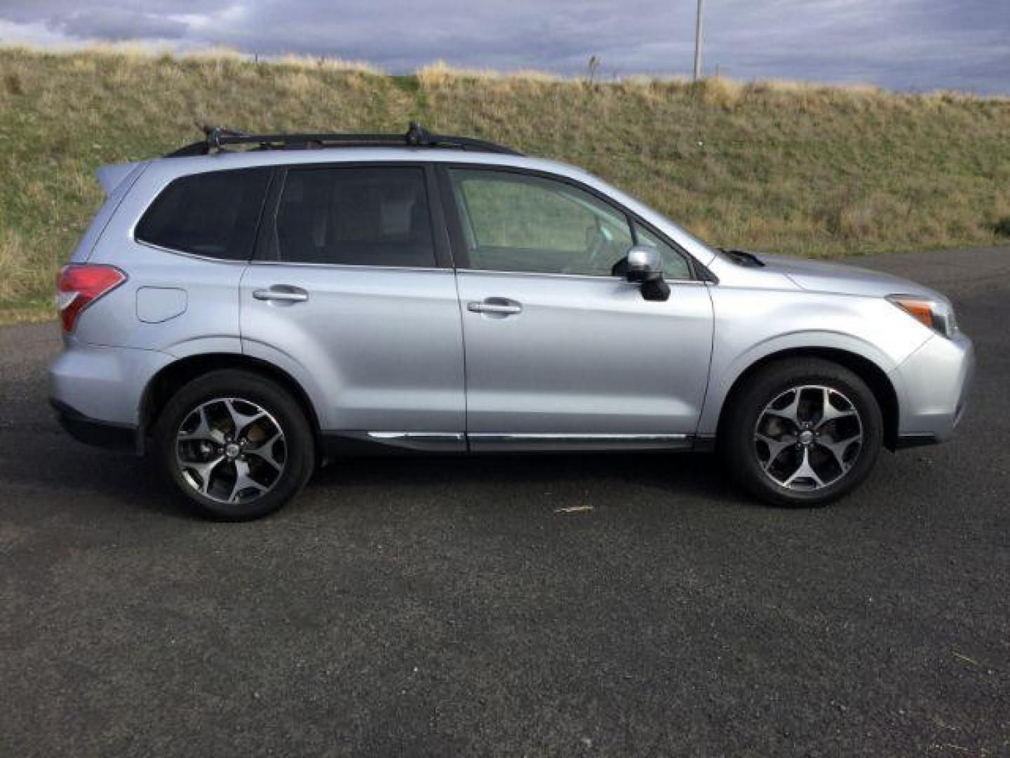 2015 Ice Silver Metallic /BLACK LEATHER Subaru Forester 2.0XT Touring (JF2SJGWC6FH) with an 2L H-4 gasoline direct injection engine, CVT Automatic transmission, located at 1801 Main Street, Lewiston, 83501, (208) 743-9371, 46.417065, -117.004799 - Photo#18