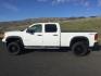 2014 Summit White /Black Cloth GMC 2500 Crew Cab 4x4 Crew Cab SLE 4WD (1GT120CGXEF) with an 6.0L V8 engine, 6-Speed Automatic transmission, located at 1801 Main Street, Lewiston, 83501, (208) 743-9371, 46.417065, -117.004799 - Photo#1