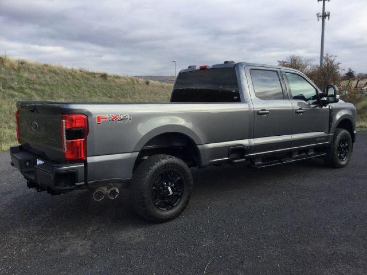2023 Carbonized Gray Metallic /Medium Dark Slate Ford F-350 Crew Cab XLT Long Bed 4WD (1FT8W3BT4PE) with an Powerstroke 6.7L V-8 diesel direct injection engine, 10 speed automatic transmission, located at 1801 Main Street, Lewiston, 83501, (208) 743-9371, 46.417065, -117.004799 - Photo#17