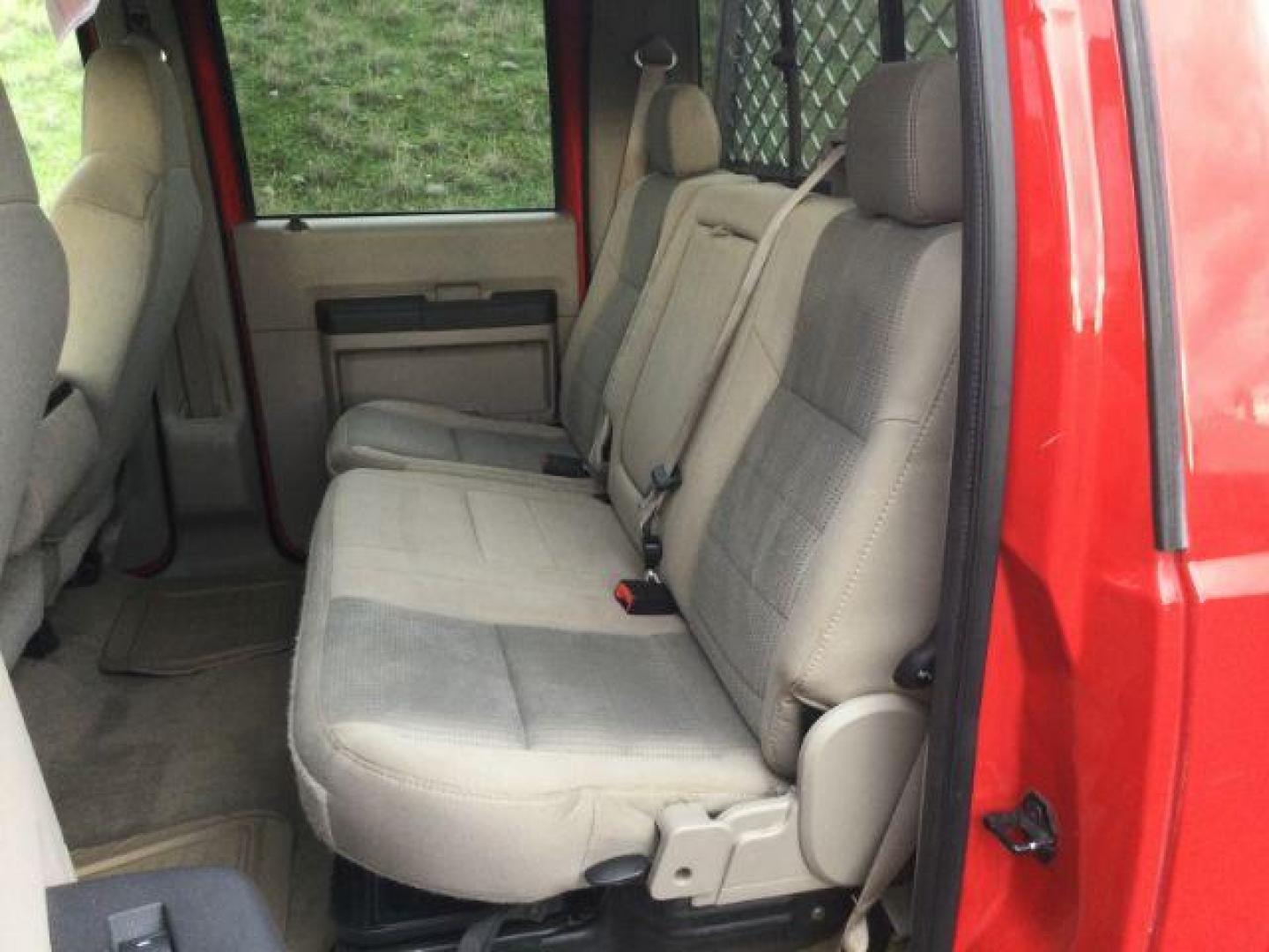 2008 RED /Medium Stone Ford F-350 XLT Crew Cab 4WD (1FTWW31R88E) with an 6.4L Powerstroke V8 engine, 5-Speed Automatic transmission, located at 1801 Main Street, Lewiston, 83501, (208) 743-9371, 46.417065, -117.004799 - Photo#6