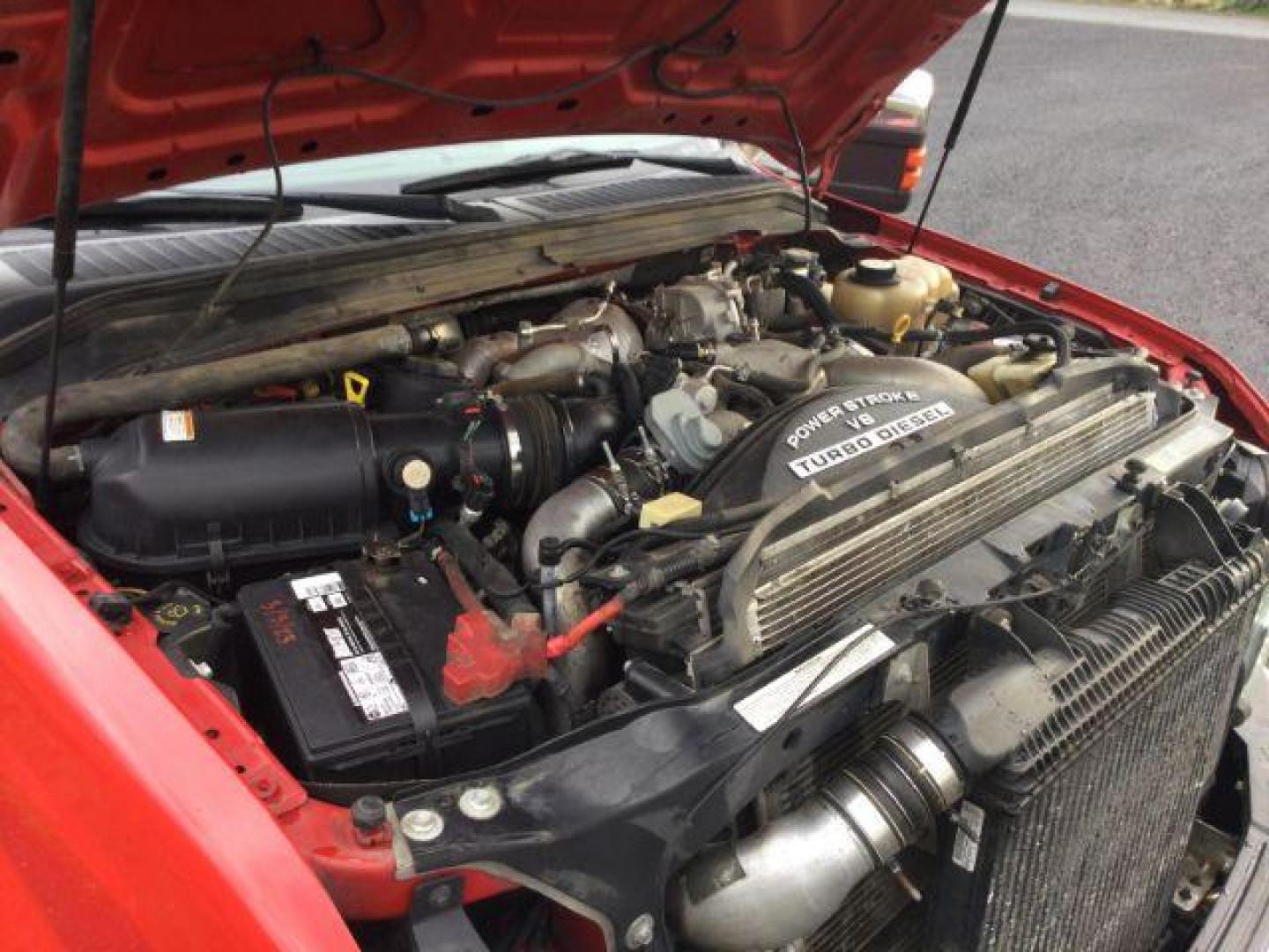 2008 RED /Medium Stone Ford F-350 XLT Crew Cab 4WD (1FTWW31R88E) with an 6.4L Powerstroke V8 engine, 5-Speed Automatic transmission, located at 1801 Main Street, Lewiston, 83501, (208) 743-9371, 46.417065, -117.004799 - Photo#13