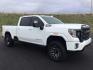 2022 Summit White /Jet Black w/Kalahari Accents GMC Sierra 3500HD 4WD Crew Cab Standard Bed AT4 (1GT49VEY0NF) with an Duramax 6.6L V-8 diesel direct injection engine, 10-speed automatic transmission, located at 1801 Main Street, Lewiston, 83501, (208) 743-9371, 46.417065, -117.004799 - Photo#0