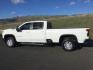 2022 Summit White /Jet Black Chevrolet Silverado 3500HD 4WD Crew Cab Long Bed LT (1GC4YTEY4NF) with an Duramax 6.6L V-8 diesel direct injection engine, 10-speed automatic transmission, located at 1801 Main Street, Lewiston, 83501, (208) 743-9371, 46.417065, -117.004799 - Photo#1