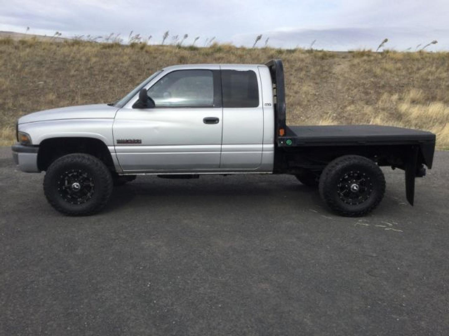 2002 Bright Silver Metallic Clearcoat /Agate Dodge Ram 2500 SLT (3B7KF23CX2M) with an Cummins 5.9L I-6 diesel direct injection engine, 6-Speed Manual Transmission transmission, located at 1801 Main Street, Lewiston, 83501, (208) 743-9371, 46.417065, -117.004799- Photo#2