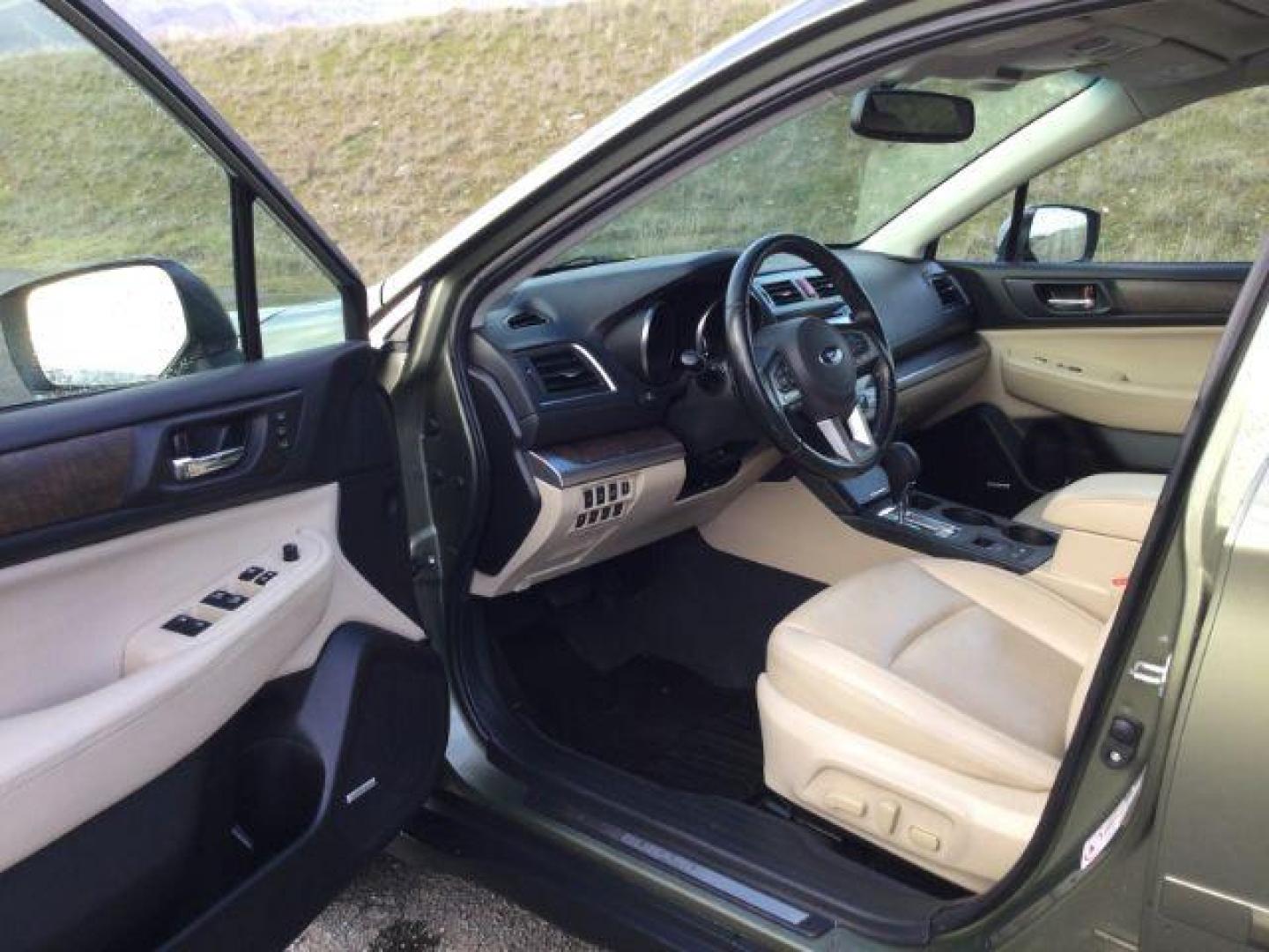 2016 Wilderness Green Metallic /Warm Ivory Leather, leather Subaru Outback 2.5i Limited (4S4BSANC3G3) with an 2.5L H4 DOHC 16V engine, Continuously Variable Transmission transmission, located at 1801 Main Street, Lewiston, 83501, (208) 743-9371, 46.417065, -117.004799 - Photo#3