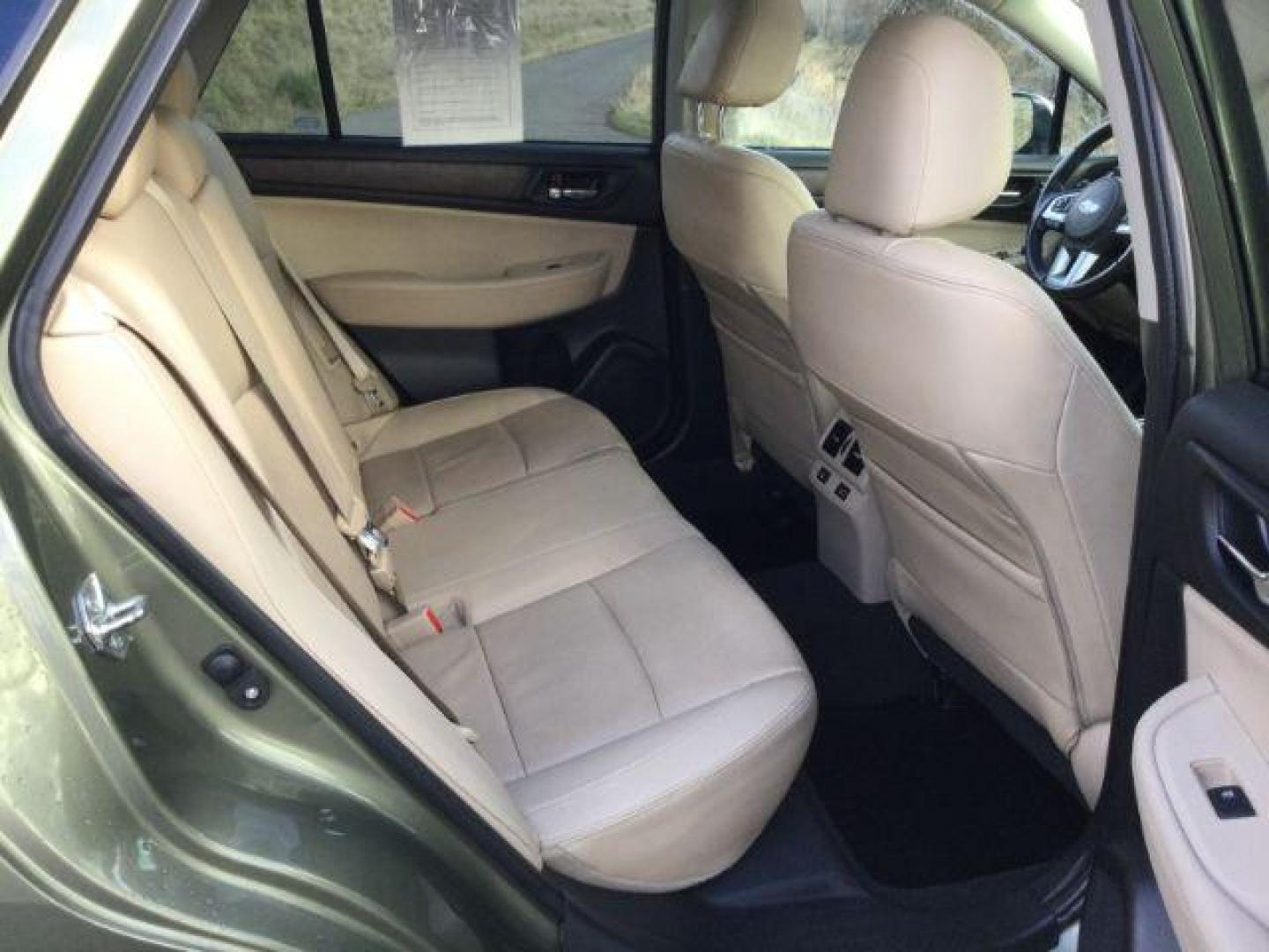 2016 Wilderness Green Metallic /Warm Ivory Leather, leather Subaru Outback 2.5i Limited (4S4BSANC3G3) with an 2.5L H4 DOHC 16V engine, Continuously Variable Transmission transmission, located at 1801 Main Street, Lewiston, 83501, (208) 743-9371, 46.417065, -117.004799 - Photo#22