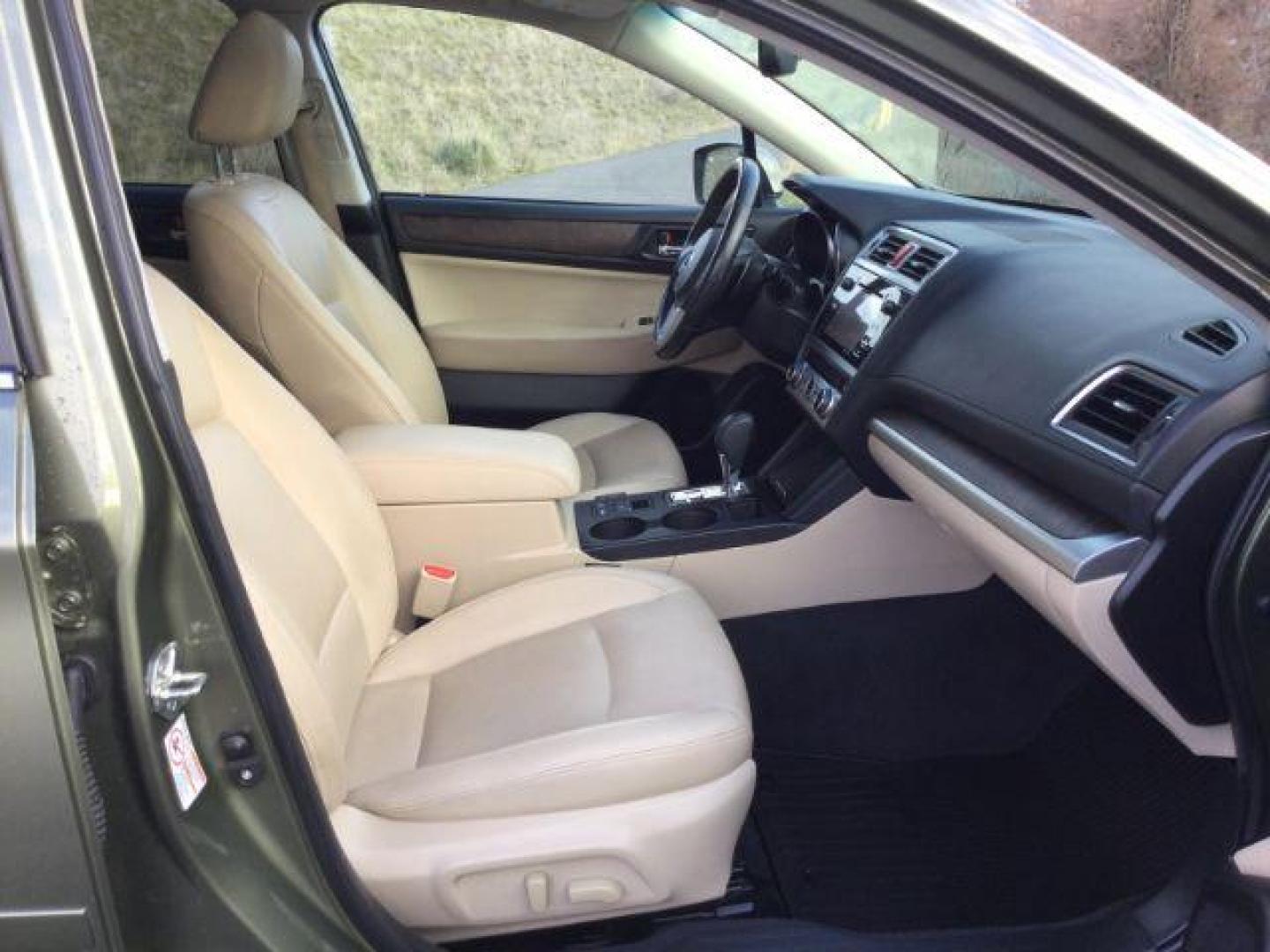 2016 Wilderness Green Metallic /Warm Ivory Leather, leather Subaru Outback 2.5i Limited (4S4BSANC3G3) with an 2.5L H4 DOHC 16V engine, Continuously Variable Transmission transmission, located at 1801 Main Street, Lewiston, 83501, (208) 743-9371, 46.417065, -117.004799 - Photo#23