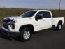 2023 Summit White /Jet Black Chevrolet Silverado 3500HD Crew Cab LTZ Long Bed 4x4 (1GC4YUEY1PF) with an Duramax 6.6L V-8 diesel direct injection engine, 10-speed automatic transmission, located at 1801 Main Street, Lewiston, 83501, (208) 743-9371, 46.417065, -117.004799 - Photo#0