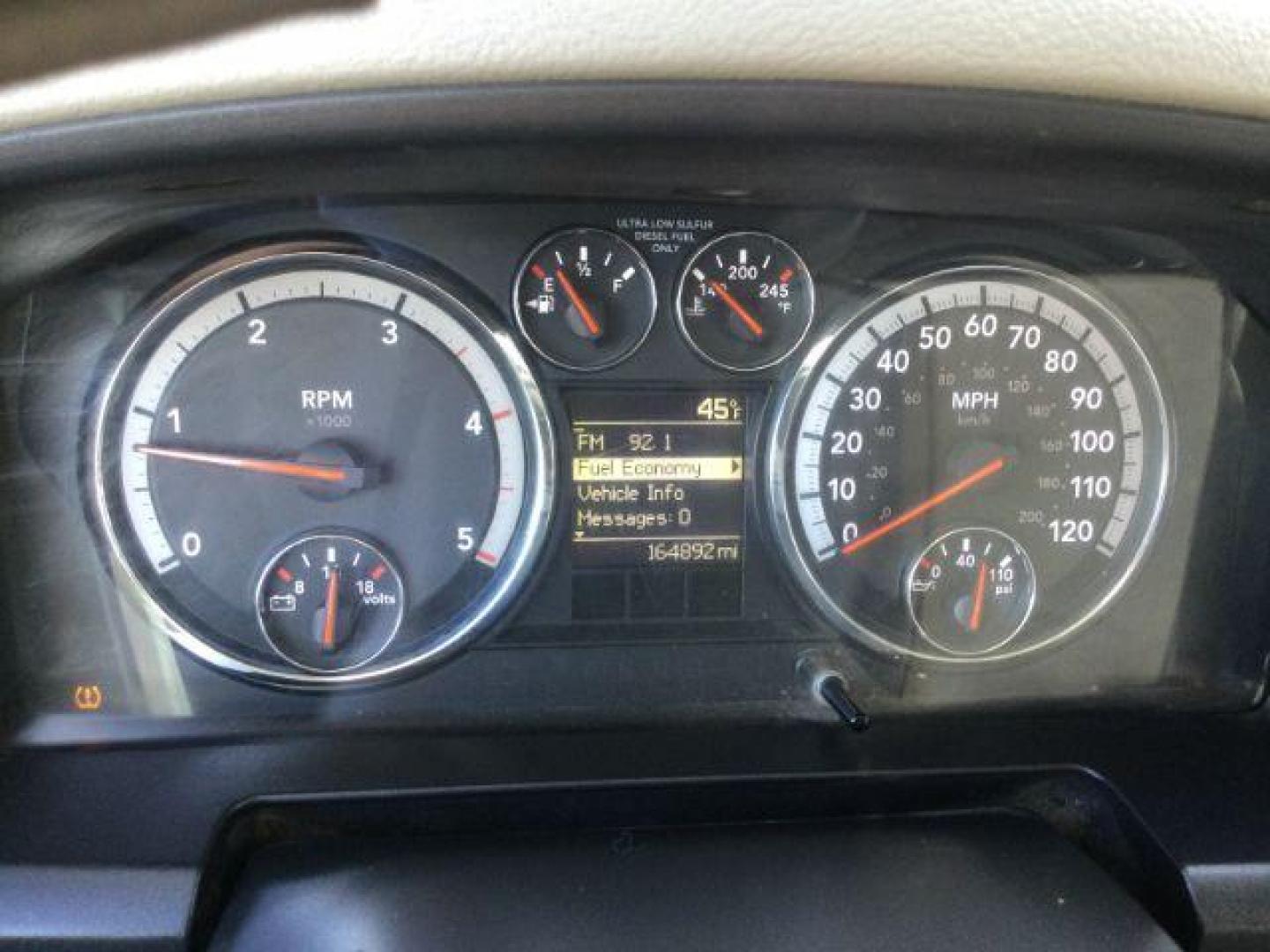 2012 Bright White /Dark Slate/Medium Graystone Cloth Interior RAM 3500 ST Crew Cab LWB 4WD (3C63D3GL5CG) with an 6.7L L6 OHV 24V TURBO DIESEL engine, 6-Speed Manual Transmission transmission, located at 1801 Main Street, Lewiston, 83501, (208) 743-9371, 46.417065, -117.004799 - Photo#14