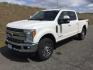 2017 White Platinum Metallic Tri-Coat /Black Ford F-350 Lariat Crew Cab 4WD (1FT8W3BT5HE) with an Powerstroke 6.7L V-8 diesel direct injection engine, 6-Speed Automatic transmission, located at 1801 Main Street, Lewiston, 83501, (208) 743-9371, 46.417065, -117.004799 - Photo#0