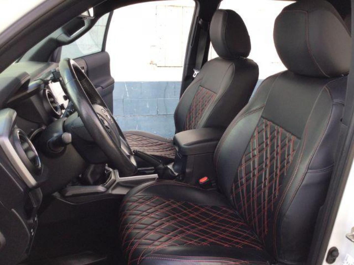 2018 Super White /BLACK LEATHER w/Red stitching Toyota Tacoma Crew Cab TRD Pro 4WD (5TFCZ5AN2JX) with an 3.5L V6 DOHC 24V engine, 6-Speed Manual Transmission transmission, located at 1801 Main Street, Lewiston, 83501, (208) 743-9371, 46.417065, -117.004799 - Photo#5