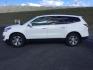 2015 White /Ebony Chevrolet Traverse 1LT (1GNKVGKD0FJ) with an 3.6L V-6 gasoline direct injection engine, 6-Speed Automatic transmission, located at 1801 Main Street, Lewiston, 83501, (208) 743-9371, 46.417065, -117.004799 - Photo#1