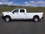 2021 Bright White Clearcoat /Diesel Gray/Black Ram 3500 Tradesman Crew Cab 4x4 8' Box (3C63R3GJ6MG) with an HEMI 6.4L V-8 VVT variable valve control engine, 6-Speed Automatic transmission, located at 1801 Main Street, Lewiston, 83501, (208) 743-9371, 46.417065, -117.004799 - Photo#1