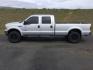 2001 Silver Clearcoat Metallic /Black Leather Ford F-250 XLT Crew Cab Long Bed 4WD (1FTNW21F11E) with an Powerstroke 7.3L V-8 diesel direct injection engine, 4 speed automatic transmission, located at 1801 Main Street, Lewiston, 83501, (208) 743-9371, 46.417065, -117.004799 - Photo#1
