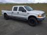 2001 Silver Clearcoat Metallic /Black Leather Ford F-250 XLT Crew Cab Long Bed 4WD (1FTNW21F11E) with an Powerstroke 7.3L V-8 diesel direct injection engine, 4 speed automatic transmission, located at 1801 Main Street, Lewiston, 83501, (208) 743-9371, 46.417065, -117.004799 - Photo#2