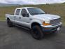 2001 Silver Clearcoat Metallic /Black Leather Ford F-250 XLT Crew Cab Long Bed 4WD (1FTNW21F11E) with an Powerstroke 7.3L V-8 diesel direct injection engine, 4 speed automatic transmission, located at 1801 Main Street, Lewiston, 83501, (208) 743-9371, 46.417065, -117.004799 - Photo#12
