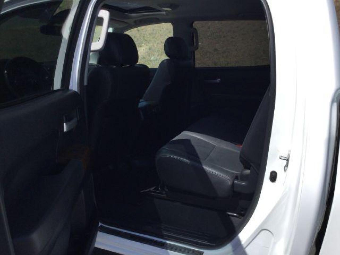 2012 Super White /Black Toyota Tundra Platinum Crew Max 4x4 (5TFHY5F10CX) with an I-FORCE 5.7L V-8 DOHC engine, 6-Speed Automatic transmission, located at 1801 Main Street, Lewiston, 83501, (208) 743-9371, 46.417065, -117.004799 - Photo#9