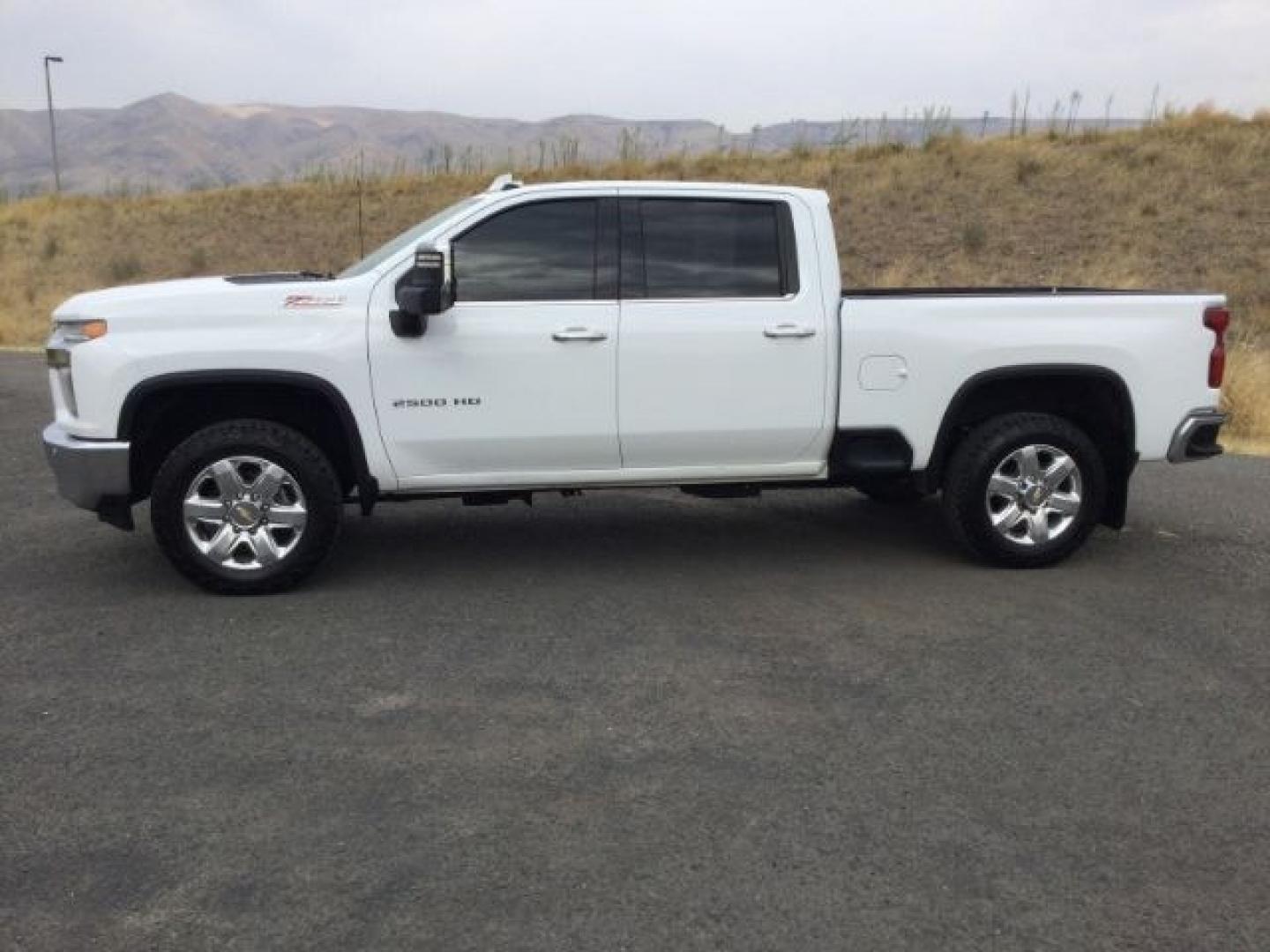 2021 Summit White /Jet Black Chevrolet Silverado 2500HD LTZ (1GC1YPE78MF) , located at 1801 Main Street, Lewiston, 83501, (208) 743-9371, 46.417065, -117.004799- Photo#2