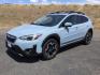 2021 Horizon Blue Pearl /black leather Subaru Crosstrek Limited (JF2GTHMC3M8) with an 2.5L H-4 gasoline direct injection engine, Automatic, CVT w/Lineartronic transmission, located at 1801 Main Street, Lewiston, 83501, (208) 743-9371, 46.417065, -117.004799 - Photo#1