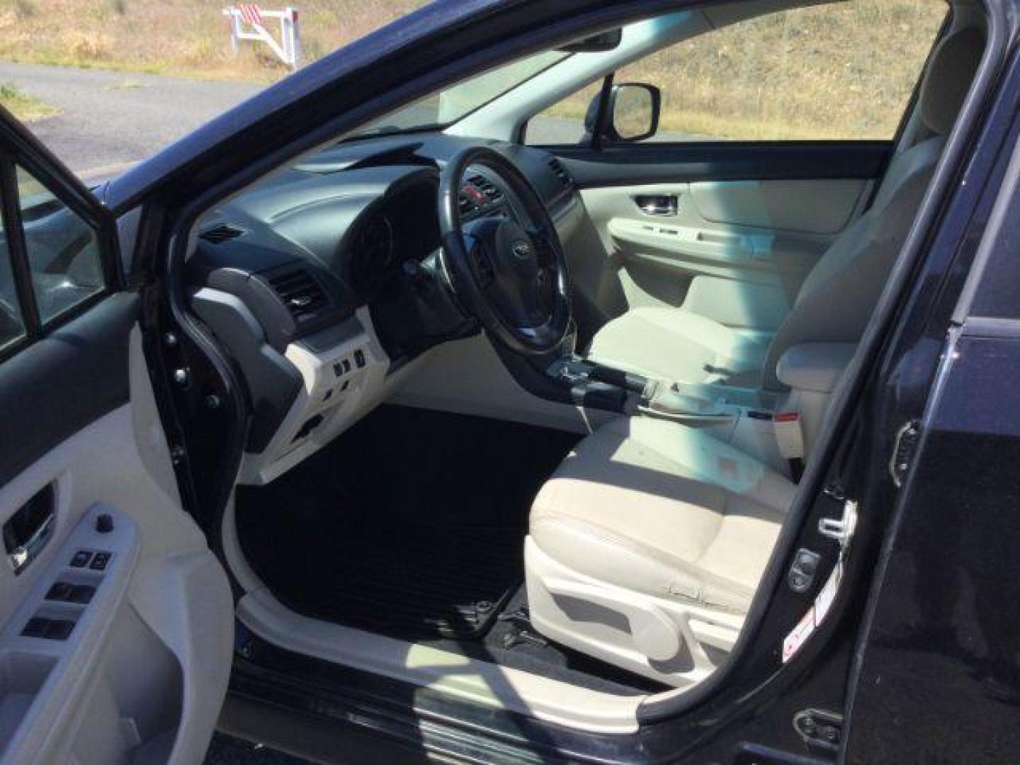 2013 Crystal Black Silica /Black Leather Interior Subaru XV Crosstrek 2.0 Limited (JF2GPAKC7D2) with an 2.0L L4 DOHC 16V engine, Continuously Variable Transmission transmission, located at 1801 Main Street, Lewiston, 83501, (208) 743-9371, 46.417065, -117.004799- Photo#2