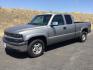 2002 Light Pewter Metallic /Graphite Chevrolet Silverado 1500 LS (1GCEK19T22Z) with an Vortec 5.3L V-8 regular unleaded engine, 4 speed Automatic transmission, located at 1801 Main Street, Lewiston, 83501, (208) 743-9371, 46.417065, -117.004799- Photo#1