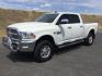 2018 Pearl White /Black, leather RAM 2500 Laramie Crew Cab SWB 4WD (3C6UR5FL4JG) with an 6.7L L6 OHV 24V TURBO DIESEL engine, 6-Speed Automatic transmission, located at 1801 Main Street, Lewiston, 83501, (208) 743-9371, 46.417065, -117.004799 - Photo#1