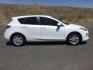 2012 Crystal White Pearl Mica /Black Mazda Mazda3 Hatchback i Touring (JM1BL1L72C1) with an SKYACTIV-G 2L I-4 gasoline direct injection engine, 6-Speed Automatic transmission, located at 1801 Main Street, Lewiston, 83501, (208) 743-9371, 46.417065, -117.004799- Photo#5