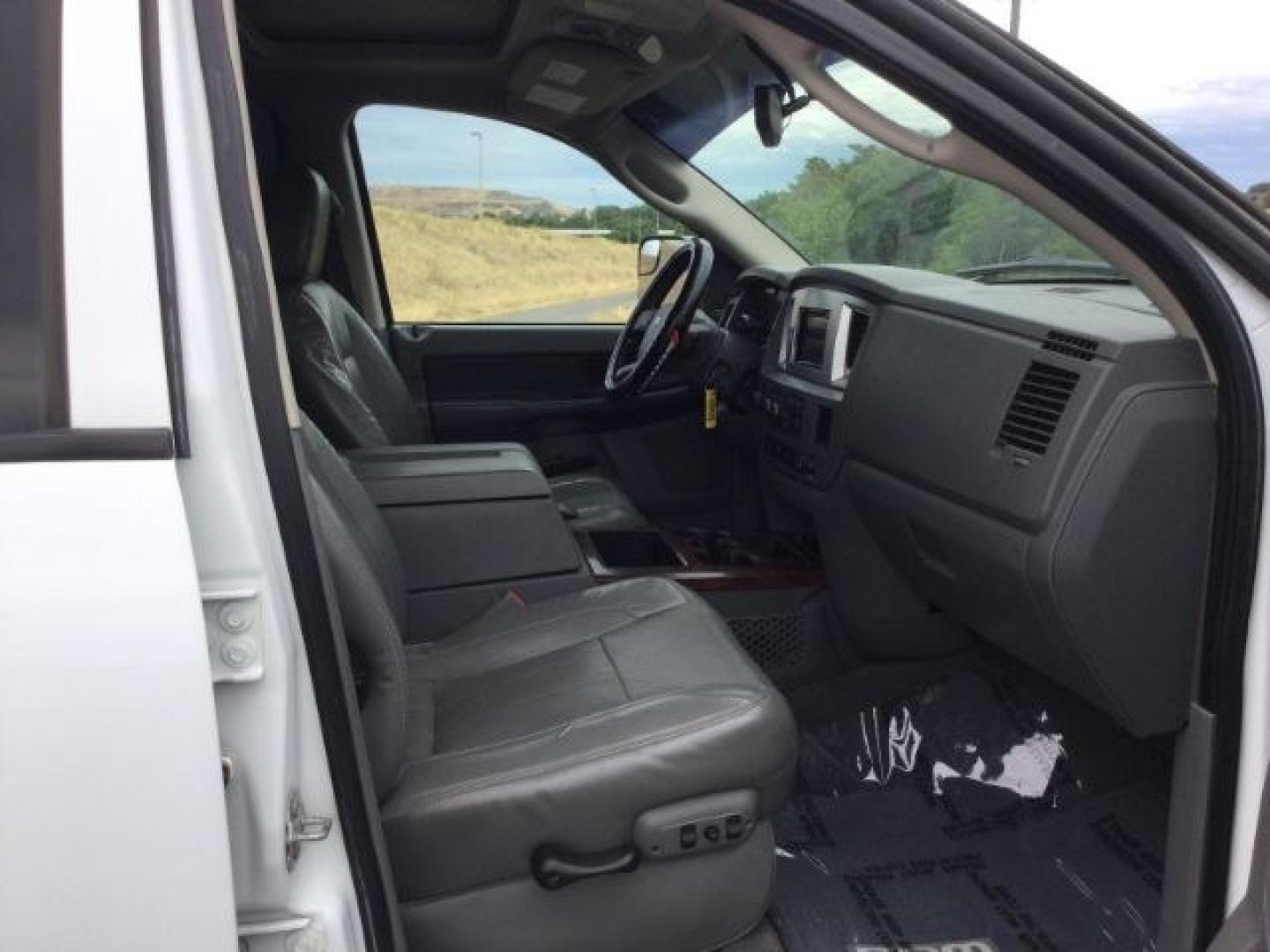 2008 Bright White Clearcoat /Medium Slate Grey Dodge Ram 3500 Laramie (3D7MX39A68G) with an Cummins 6.7L I-6 diesel direct injection engine, 6-Speed Automatic transmission, located at 1801 Main Street, Lewiston, 83501, (208) 743-9371, 46.417065, -117.004799- Photo#16
