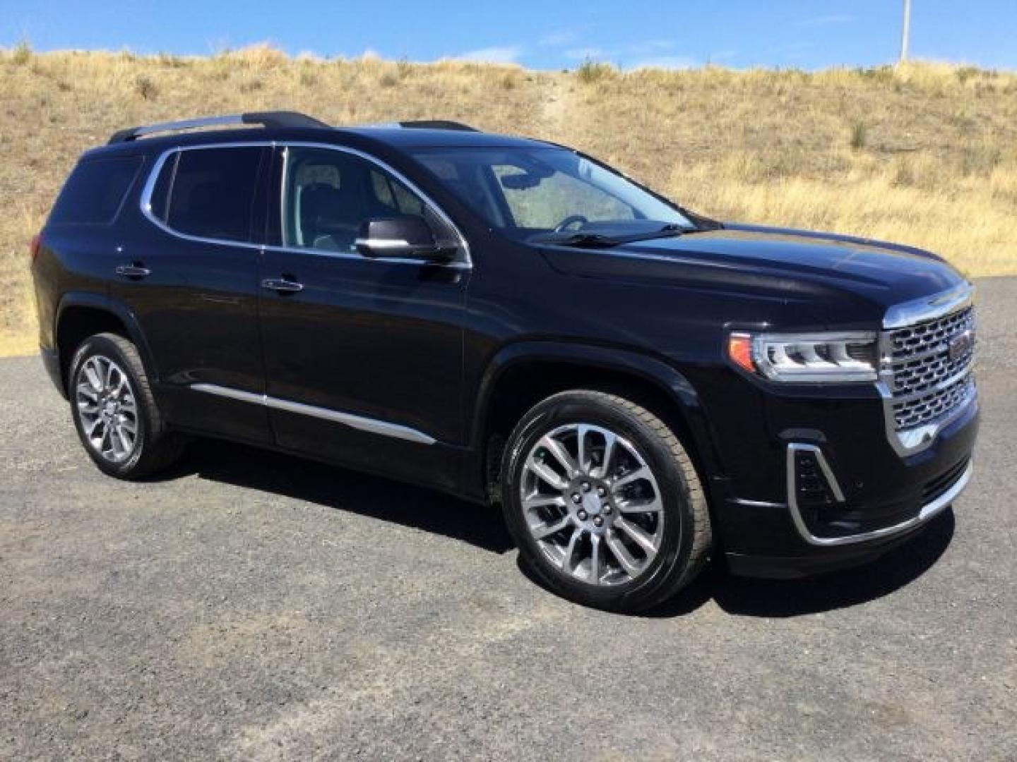 2021 Ebony Twilight Metallic /Jet Black GMC Acadia Denali (1GKKNXLSXMZ) with an 3.6L V-6 gasoline direct injection engine, 9 Speed Automatic transmission, located at 1801 Main Street, Lewiston, 83501, (208) 743-9371, 46.417065, -117.004799- Photo#0
