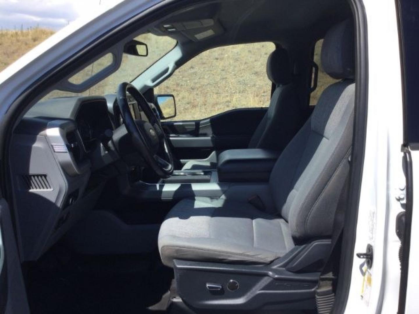 2021 Oxford White /Black/Medium Dark Slate Ford F-150 XLT (1FTFW1E8XMF) with an EcoBoost 3.5L V-6 port/direct injection engine, 10 speed automatic transmission, located at 1801 Main Street, Lewiston, 83501, (208) 743-9371, 46.417065, -117.004799- Photo#3