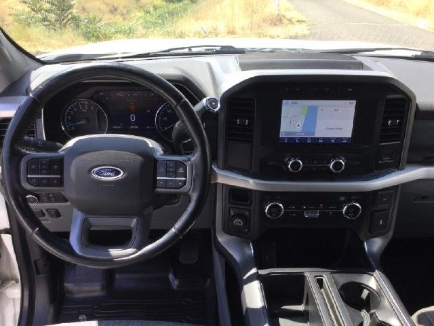 2021 Oxford White /Black/Medium Dark Slate Ford F-150 XLT (1FTFW1E8XMF) with an EcoBoost 3.5L V-6 port/direct injection engine, 10 speed automatic transmission, located at 1801 Main Street, Lewiston, 83501, (208) 743-9371, 46.417065, -117.004799- Photo#5