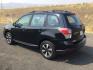 2018 Crystal Black Silica /Black Subaru Forester 2.5i (JF2SJABC3JH) with an 2.5L H-4 DOHC engine, CVT Automatic transmission, located at 1801 Main Street, Lewiston, 83501, (208) 743-9371, 46.417065, -117.004799- Photo#4