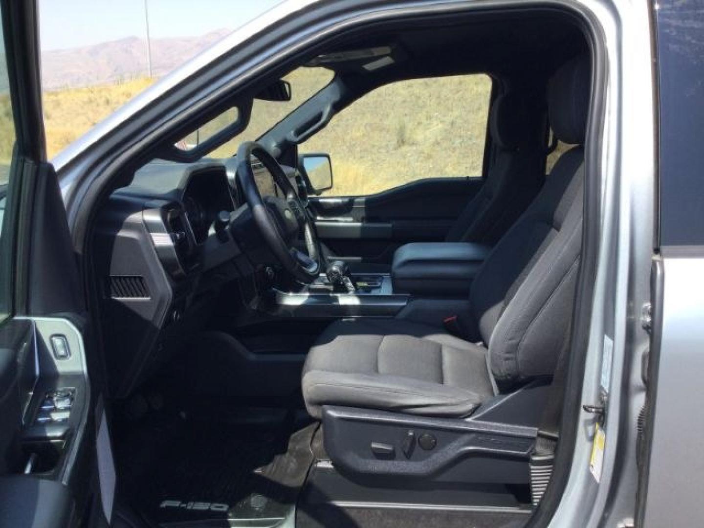 2022 Iconic Silver Metallic /Black w/Medium Dark Slate Ford F-150 XLT (1FTFW1E53NK) with an 5L V-8 port/direct injection engine, 10 speed automatic transmission, located at 1801 Main Street, Lewiston, 83501, (208) 743-9371, 46.417065, -117.004799- Photo#4