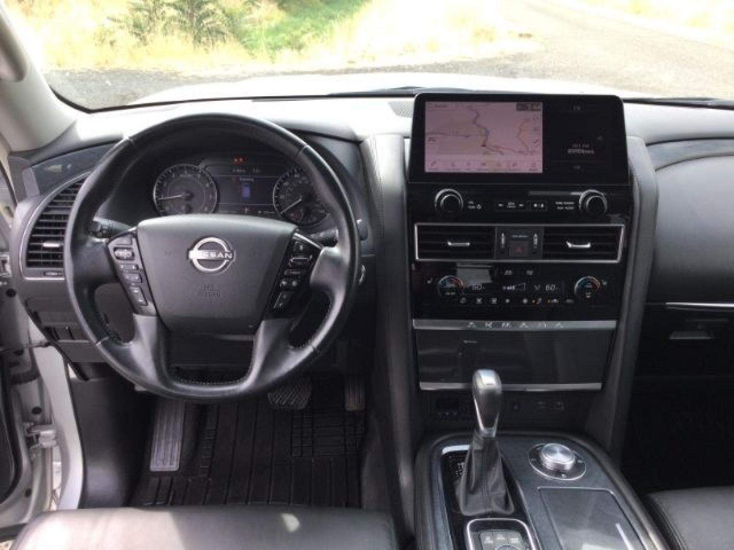 2021 Brilliant Silver Metallic /Charcoal Nissan Armada SV 4WD (JN8AY2AD0M9) with an Endurance 5.6L V-8 gasoline direct injection engine, 7-Speed Automatic transmission, located at 1801 Main Street, Lewiston, 83501, (208) 743-9371, 46.417065, -117.004799- Photo#5