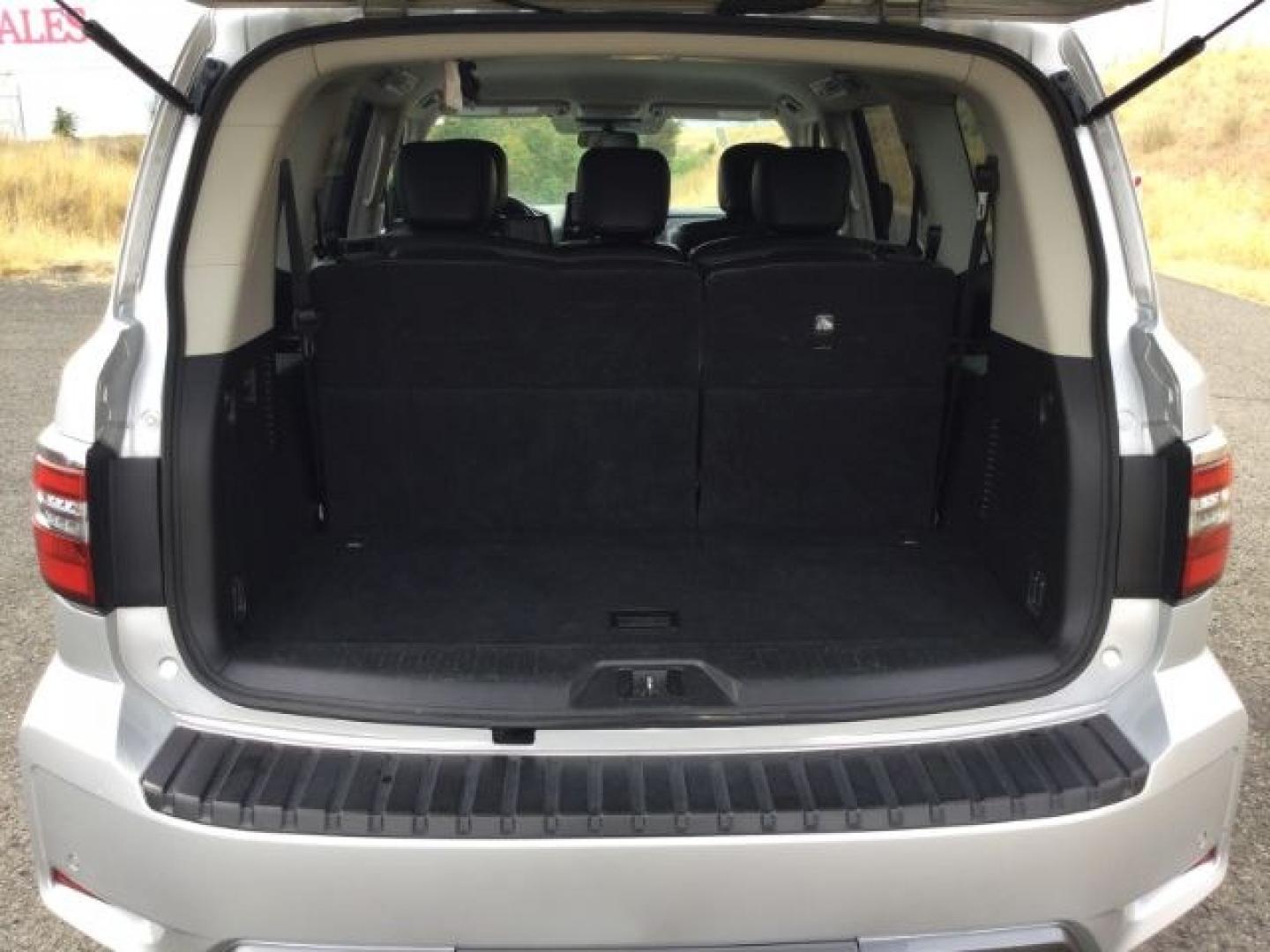 2021 Brilliant Silver Metallic /Charcoal Nissan Armada SV 4WD (JN8AY2AD0M9) with an Endurance 5.6L V-8 gasoline direct injection engine, 7-Speed Automatic transmission, located at 1801 Main Street, Lewiston, 83501, (208) 743-9371, 46.417065, -117.004799- Photo#12