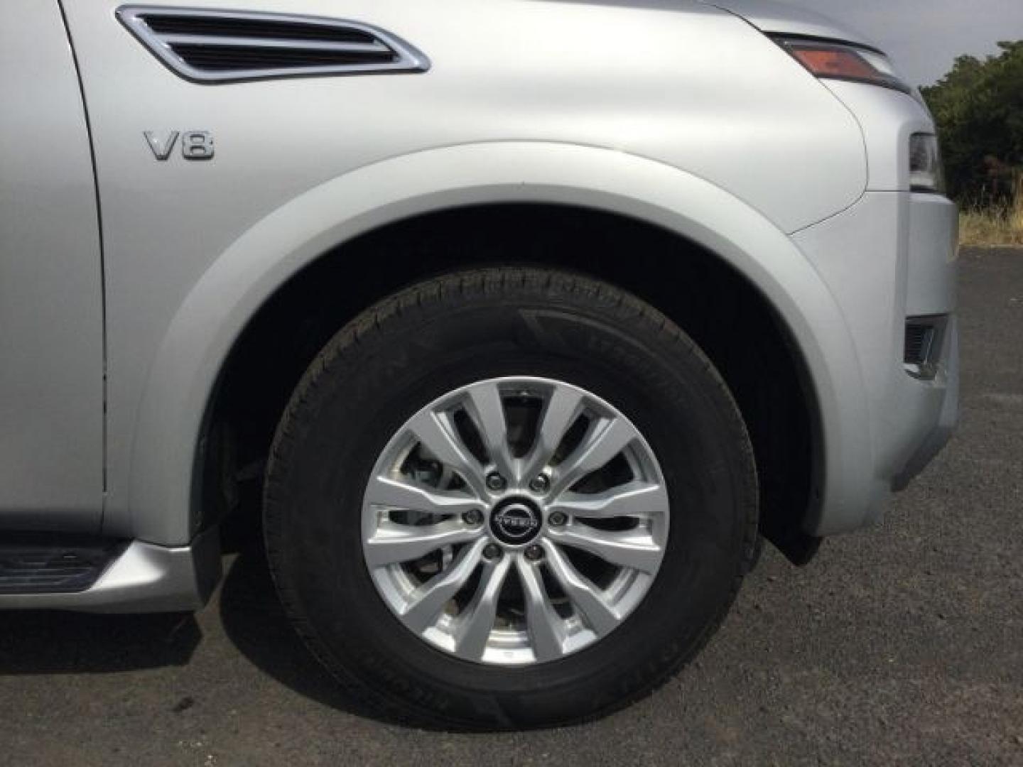 2021 Brilliant Silver Metallic /Charcoal Nissan Armada SV 4WD (JN8AY2AD0M9) with an Endurance 5.6L V-8 gasoline direct injection engine, 7-Speed Automatic transmission, located at 1801 Main Street, Lewiston, 83501, (208) 743-9371, 46.417065, -117.004799- Photo#23