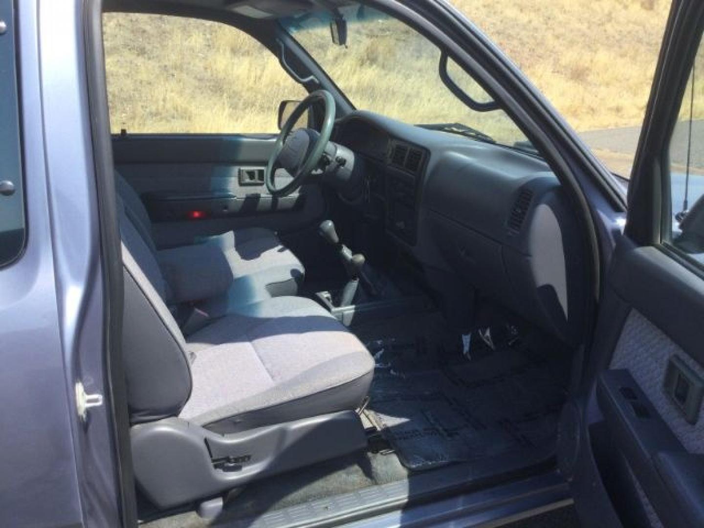 1997 LT BLUE /Gray Toyota Tacoma Base V6 (4TAWN72N6VZ) with an 3.4L V-6 DOHC engine, 5-Speed Manual Transmission transmission, located at 1801 Main Street, Lewiston, 83501, (208) 743-9371, 46.417065, -117.004799- Photo#13
