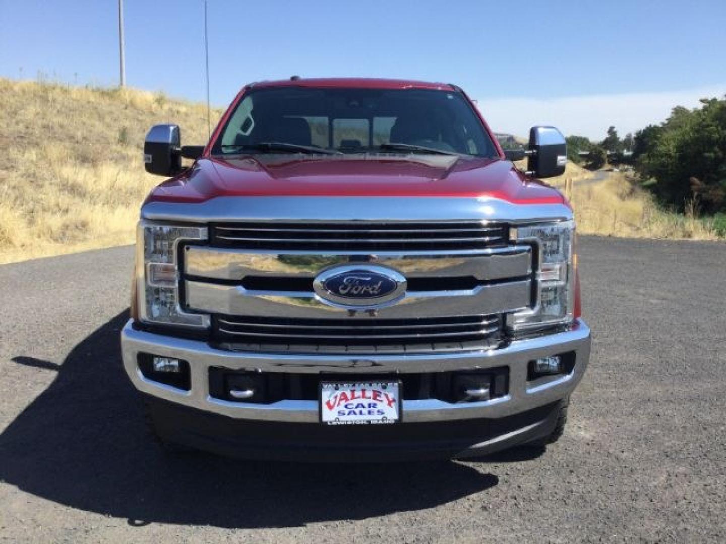 2017 Ruby Red Metallic Tinted Clearcoat /Black Ford F-350 LARIAT (1FT8W3BT7HE) with an Powerstroke 6.7L V-8 diesel direct injection engine, 6-Speed Automatic transmission, located at 1801 Main Street, Lewiston, 83501, (208) 743-9371, 46.417065, -117.004799- Photo#9