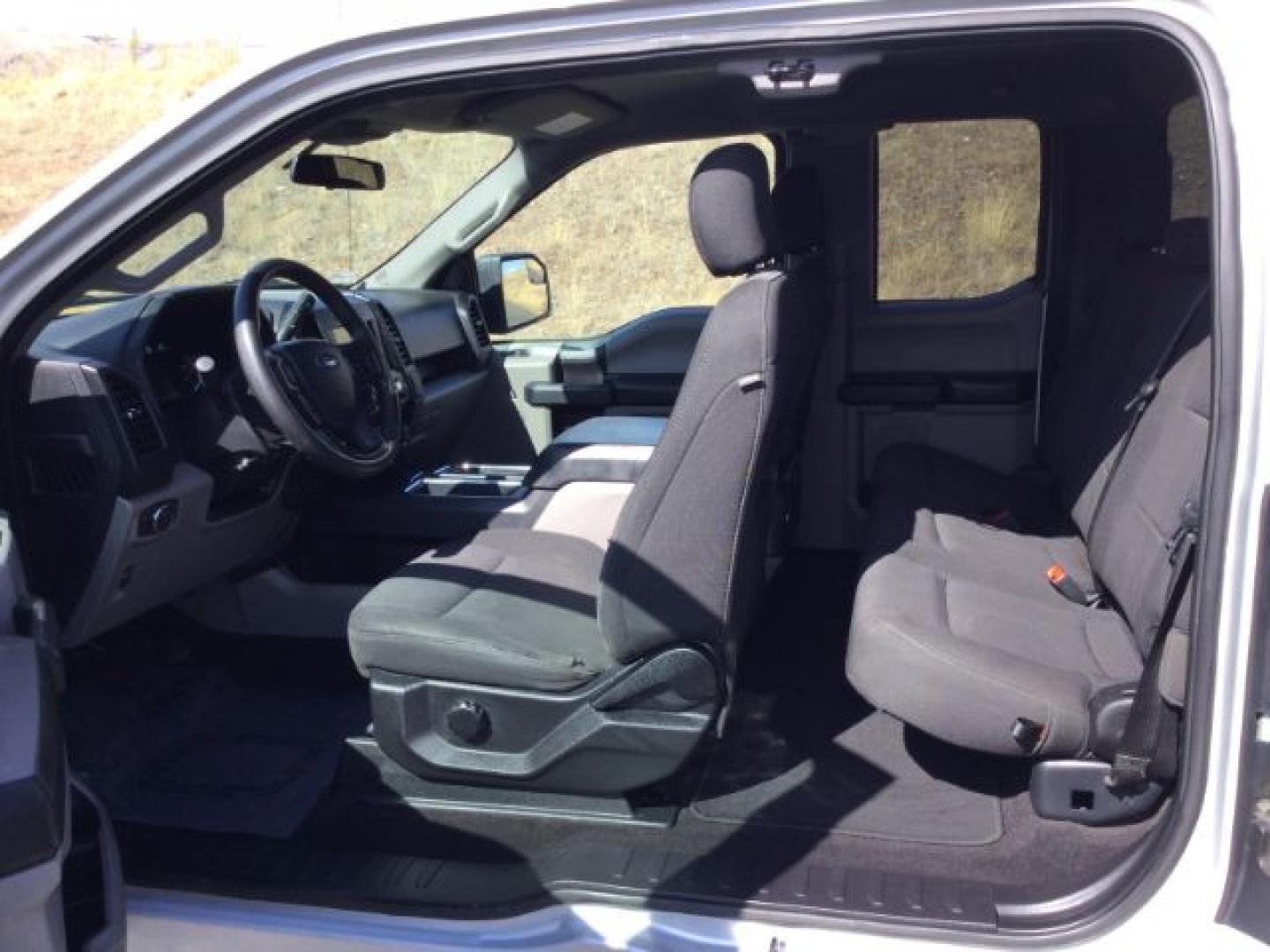 2019 Ingot Silver Metallic /Black Ford F-150 STX (1FTEX1EP8KK) with an EcoBoost 2.7L V-6 port/direct injection engine, 10-speed automatic transmission, located at 1801 Main Street, Lewiston, 83501, (208) 743-9371, 46.417065, -117.004799- Photo#3
